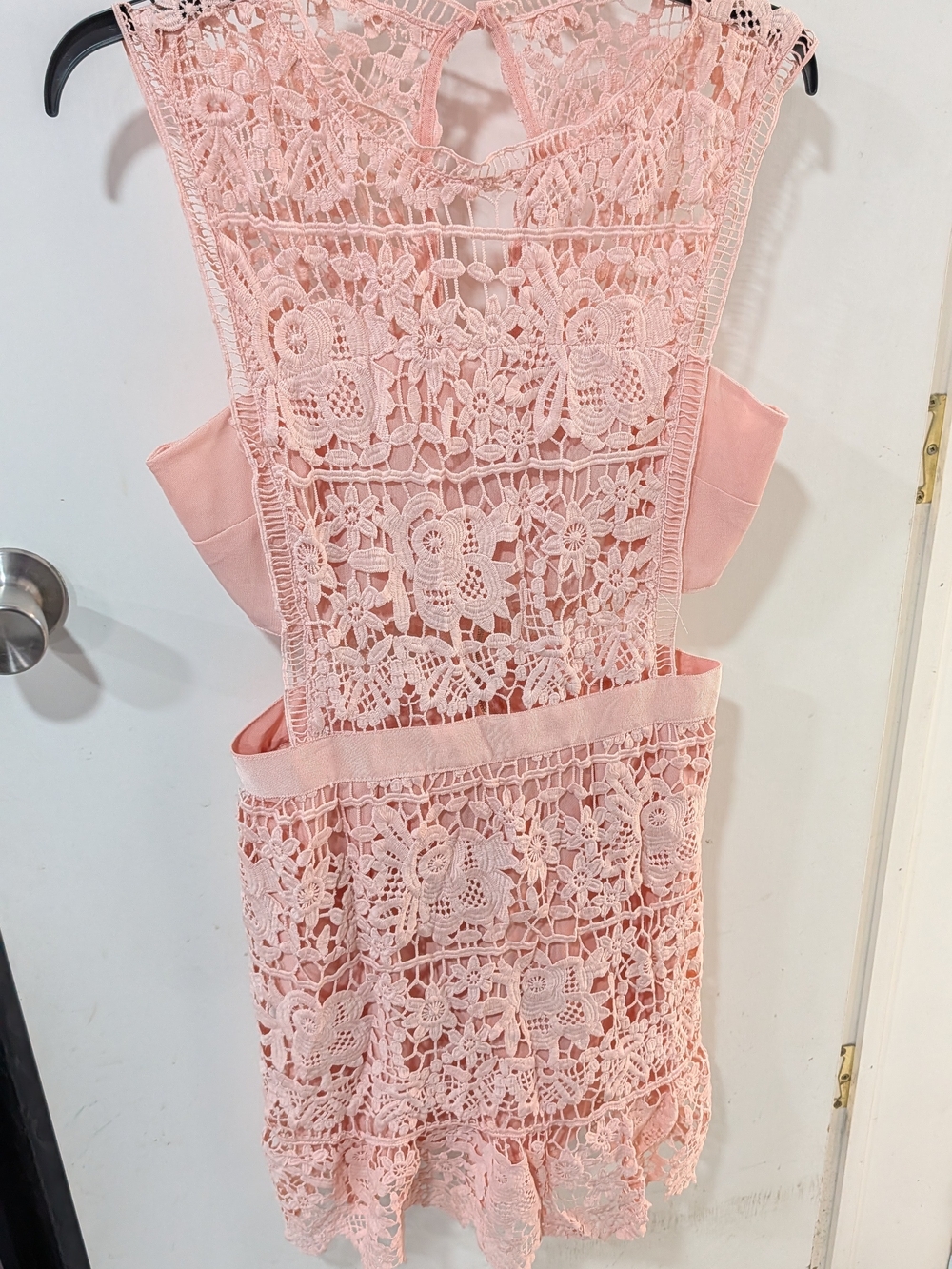 Ina Pink Midi Lace Womens Dress